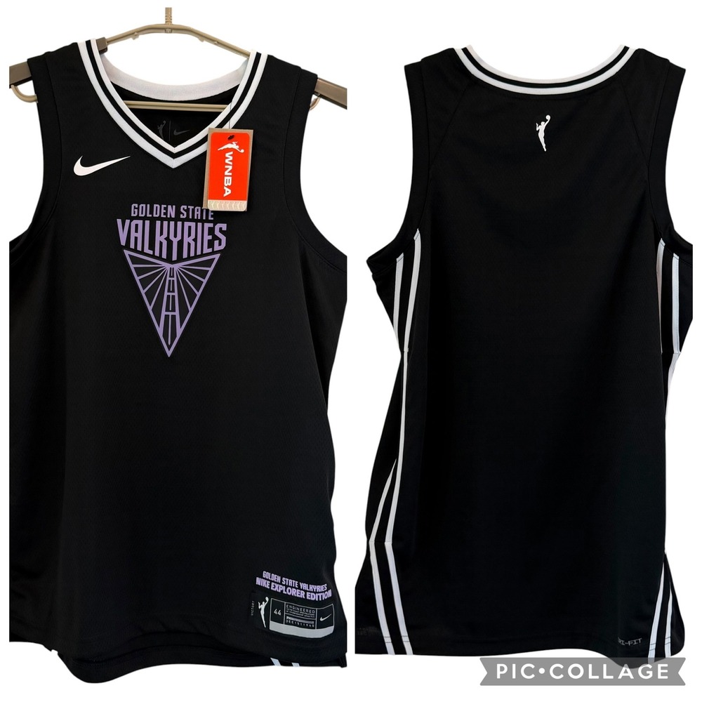 Nike WNBA Golden State Valkyries Explorer Jersey Black IB1070-010 Medium NEW